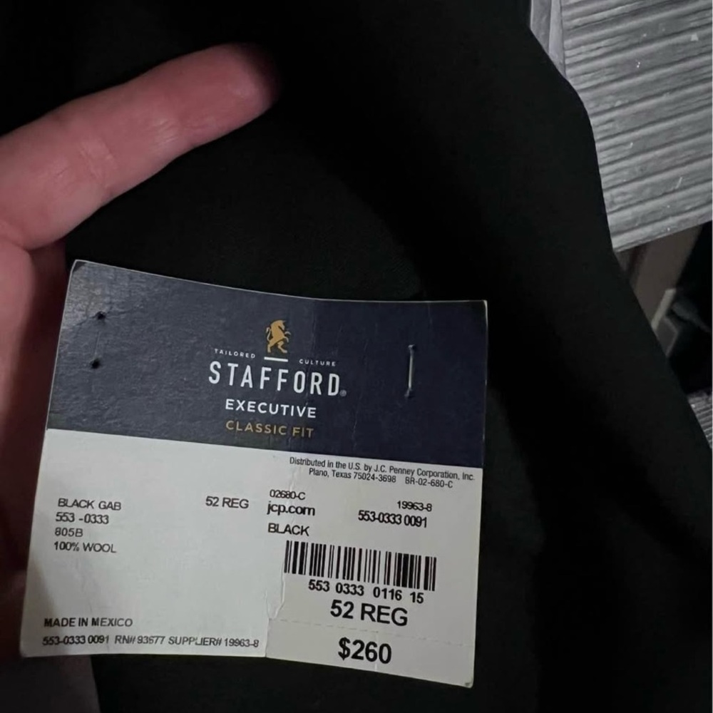 Stafford Elegant Dark Suit Blazer